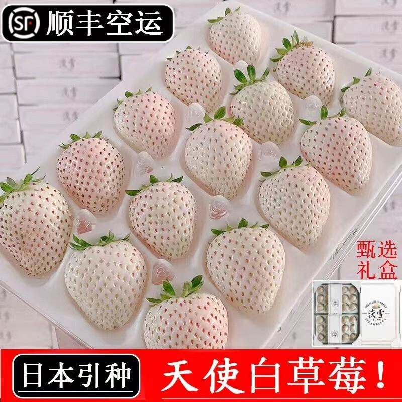 【一件代发】淡雪草莓品质保障新鲜现发顺丰发货