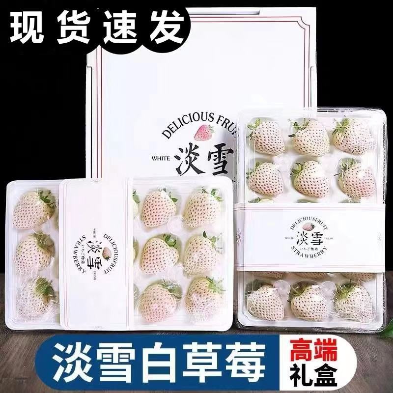 【一件代发】淡雪草莓品质保障新鲜现发顺丰发货