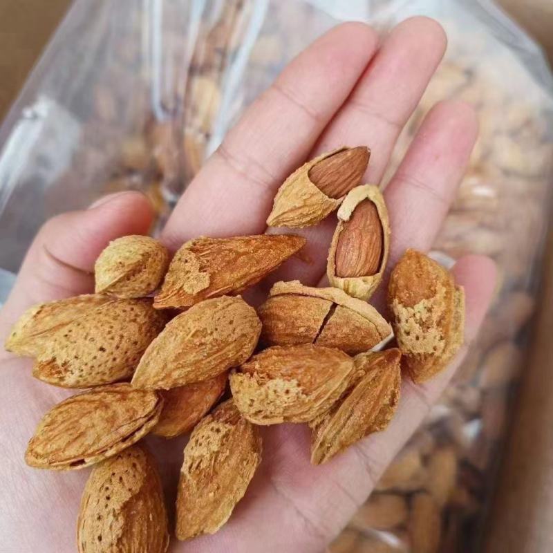 巴旦木龙果巴旦木爆壳巴旦木薄壳巴旦木坚果干果零食一手货源