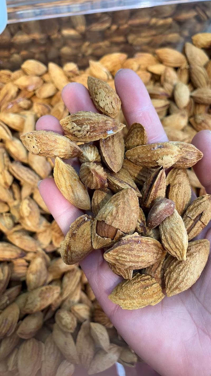 巴旦木龙果巴旦木爆壳巴旦木薄壳巴旦木坚果干果零食一手货源