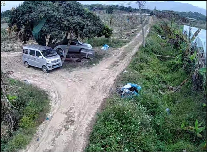 太阳能户外无线监控摄像头360度农村4G无网无电连手机全