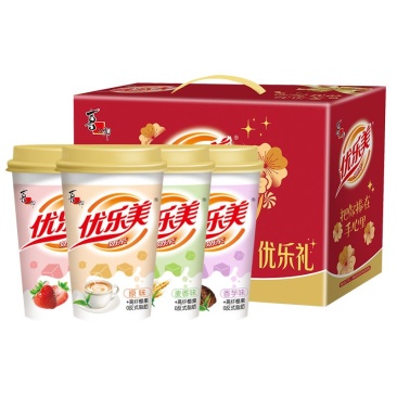 优乐美椰果奶茶礼盒12大杯经典冲泡饮料箱装中秋礼盒送礼批