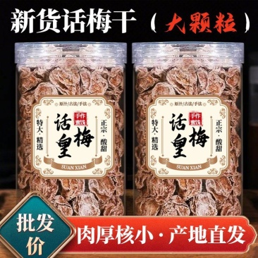 【精选】台湾风味九制话梅皇超大粒源头厂家量大可谈