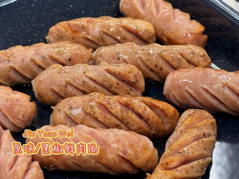 鲜肉脆皮肠口感鲜香无杂肉一包8条