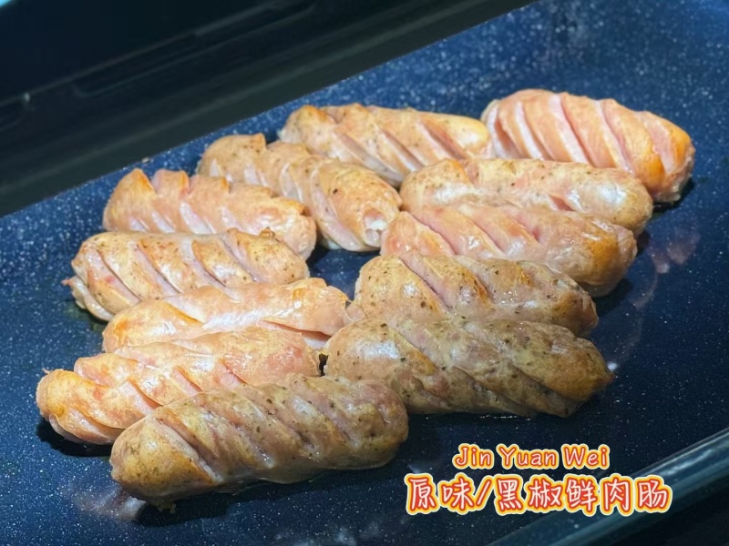 鲜肉脆皮肠口感鲜香无杂肉一包8条