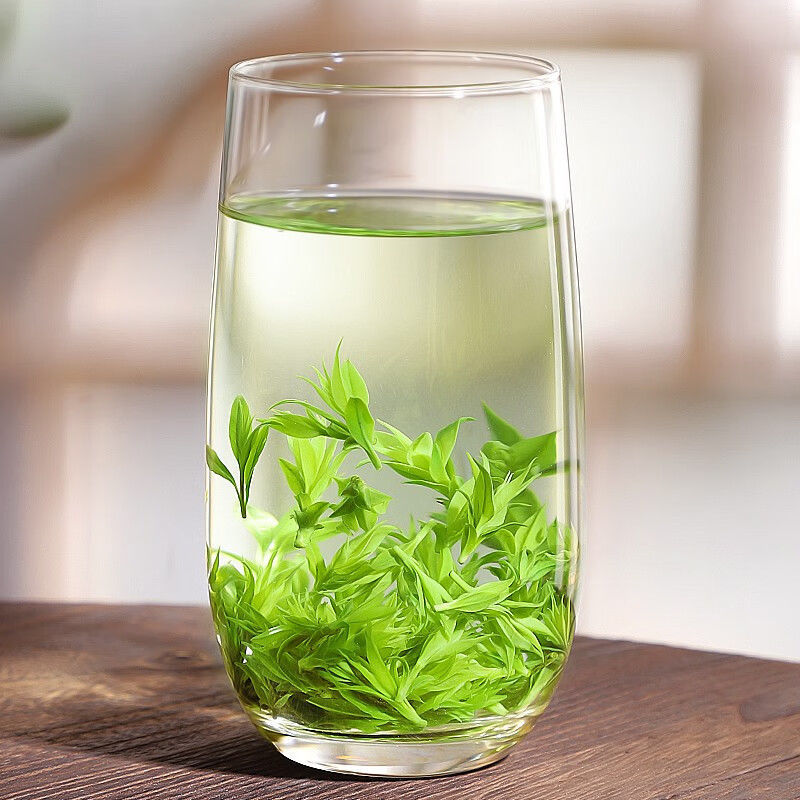 景福山小叶苦丁茶嫩芽青山绿水峨眉山茶叶新茶泡水花茶40