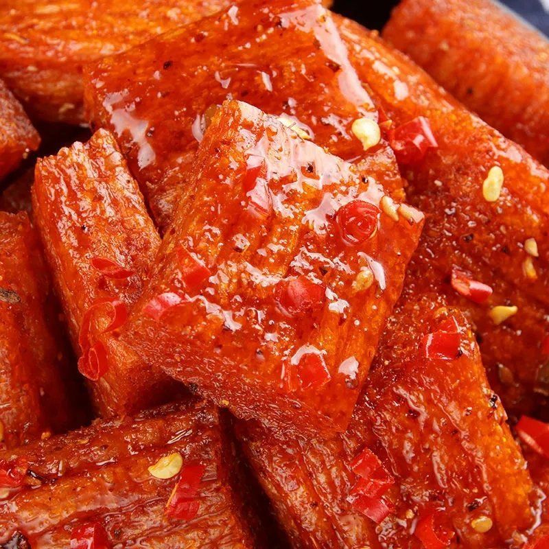 素大刀肉辣条香辣麻辣童年休闲解馋小零食品素肉