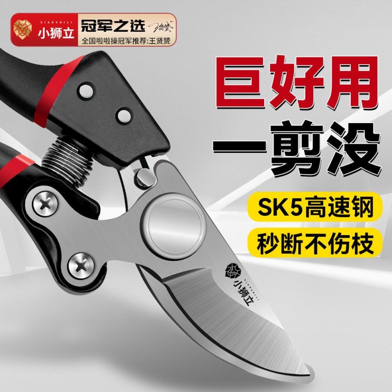 果枝剪树枝剪锌合金园林剪刀SK5精钢大口径修枝剪花枝