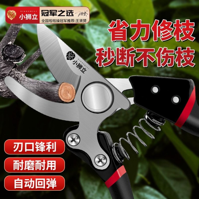 果枝剪树枝剪锌合金园林剪刀SK5精钢大口径修枝剪花枝