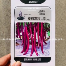 紫龙线茄种子长茄种子早熟耐寒紫红油亮杭茄茄子种子香糯柔嫩