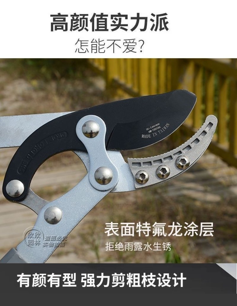 〈包邮〉进口粗枝果树修枝剪树枝剪刀粗枝剪大力剪家用大剪刀