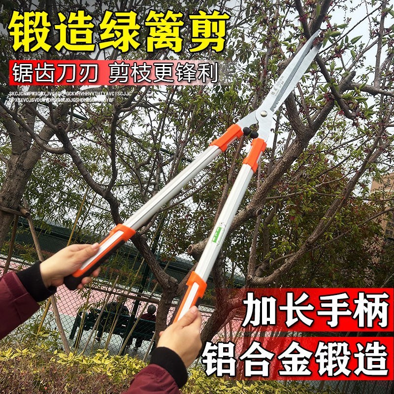 〈包邮〉进口锻造园艺剪家用草坪修剪花草剪修剪树枝绿篱剪粗