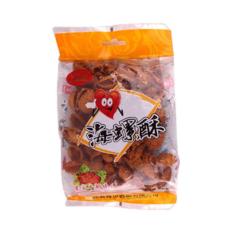 甜畅海螺酥大包香甜尖叫麻辣鱼卷咔嚓脆膨化食品休闲小卖部零