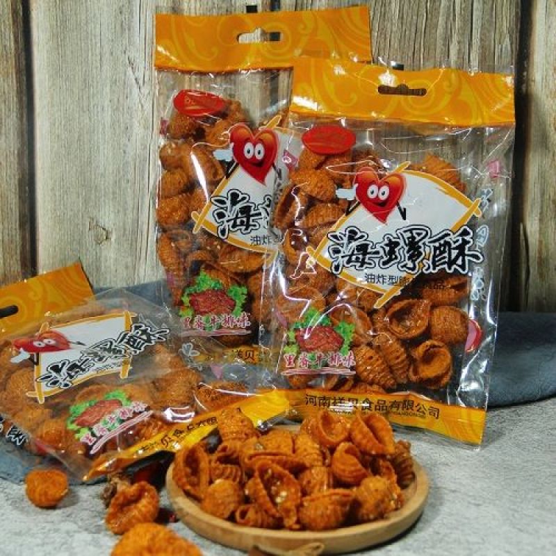 甜畅海螺酥大包香甜尖叫麻辣鱼卷咔嚓脆膨化食品休闲小卖部零