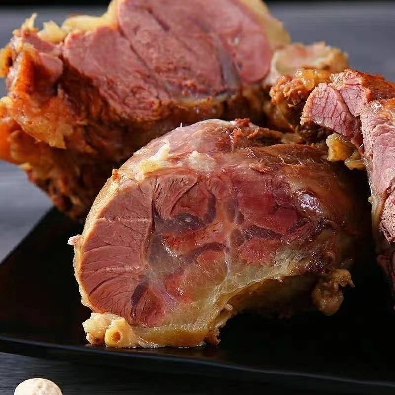 东阿驴肉熟食山东特产全熟酱香驴肉直销原切真驴肉真空