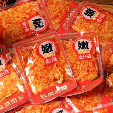 【香辣金针菇】红油味金针菇新鲜即食麻辣爽口开胃休闲追剧小