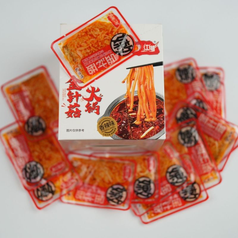 【香辣金针菇】红油味金针菇新鲜即食麻辣爽口开胃休闲追剧小