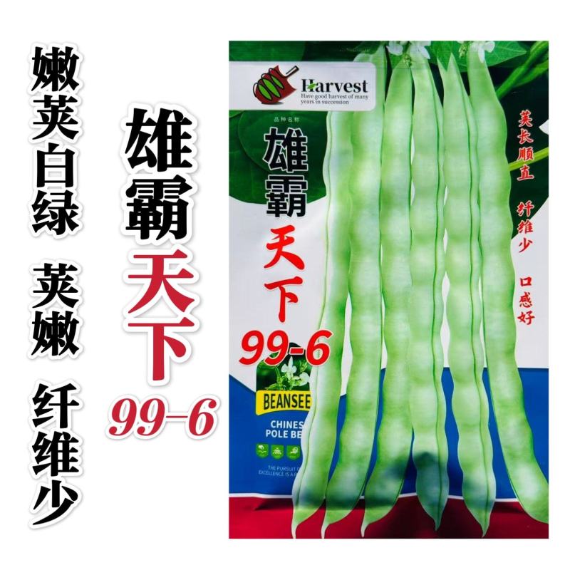 雄霸天下豆角种子特嫩架豆种子春秋四季豆高产菜豆种籽早熟