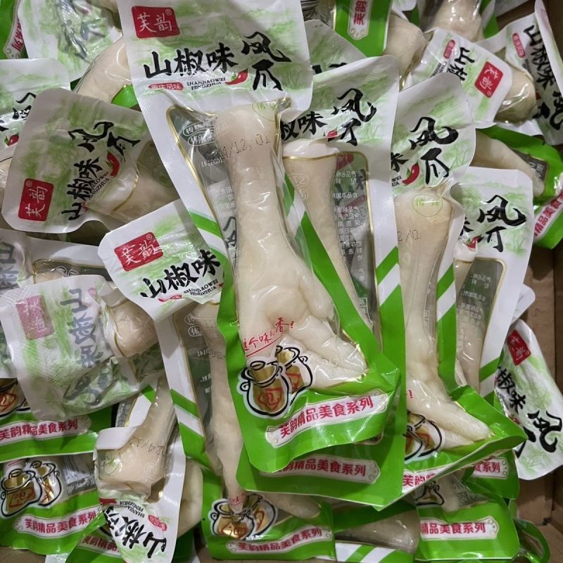 泡椒山椒凤爪20-30克鸡爪单支真空包装重庆风味泡椒鸡爪