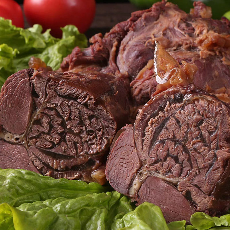 东阿驴肉熟食山东特产全熟酱香驴肉直销原切真驴肉真空