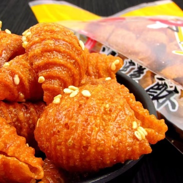 甜畅海螺酥大包香甜尖叫麻辣鱼卷咔嚓脆膨化食品休闲小卖部零