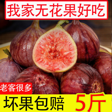 无花果新鲜水果鲜果现摘精选红皮紫皮孕妇小孩不常见水果整箱