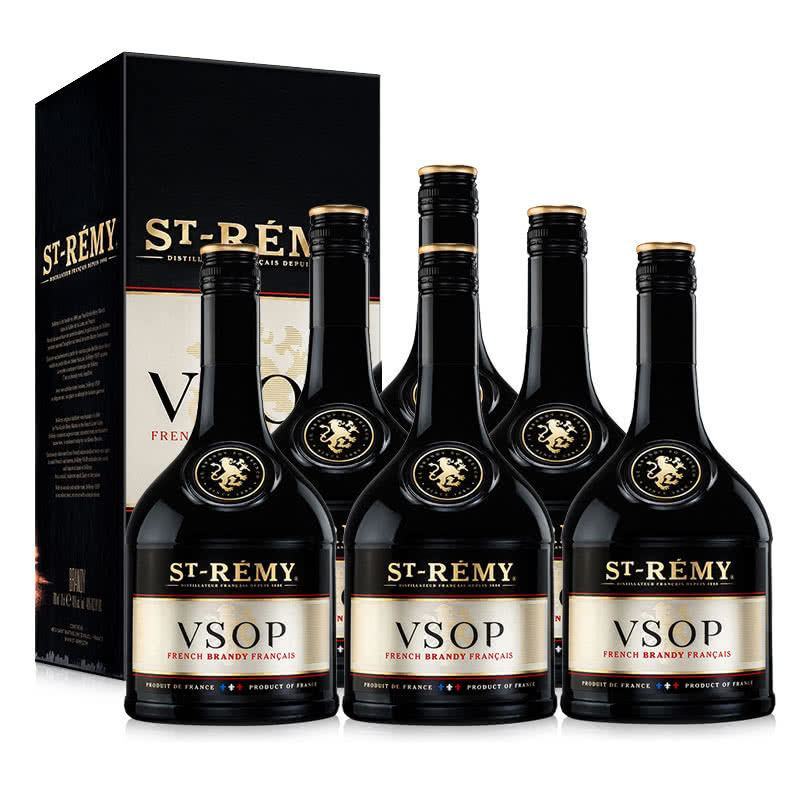 40度法国圣雷米vsop白兰地700ml*6瓶洋酒正品