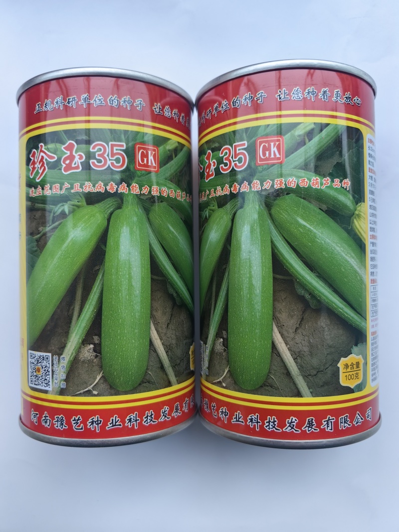 珍玉35西葫芦种子油绿翠绿耐热抗病毒露地大棚油葫芦春夏秋