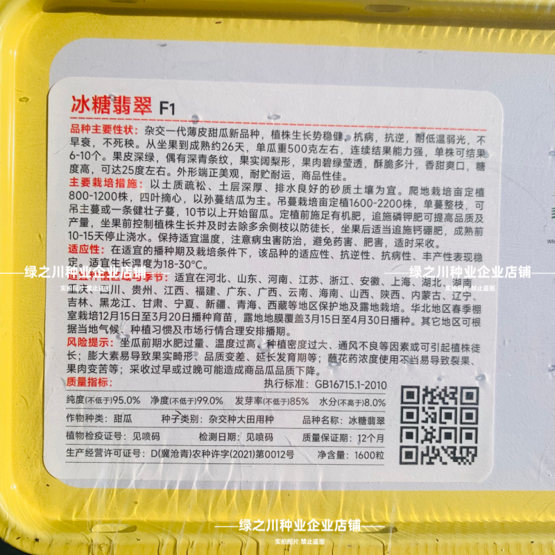 绿肉高糖冰糖翡翠甜瓜种子酥脆超甜薄皮绿宝甜瓜种子香甜