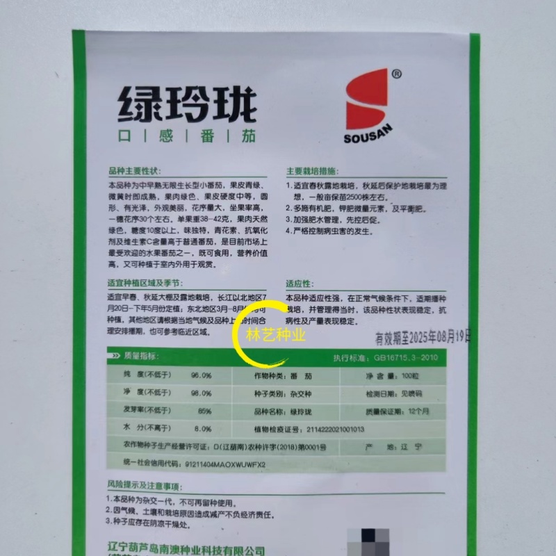 绿玲珑樱桃小番茄种子四季高产水果小西红柿种孑稀有品种蔬菜
