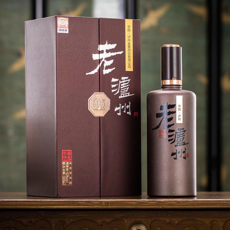 泸州老窖股份老泸州韶光年华52度浓香型白酒整箱500ML