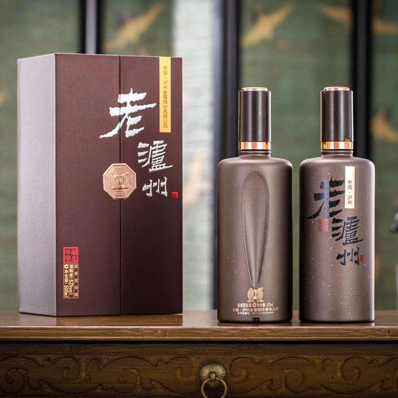 泸州老窖股份老泸州韶光年华52度浓香型白酒整箱500ML