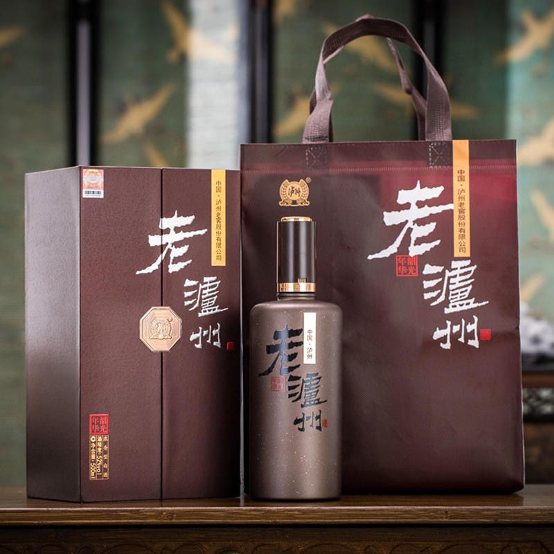 泸州老窖股份老泸州韶光年华52度浓香型白酒整箱500ML