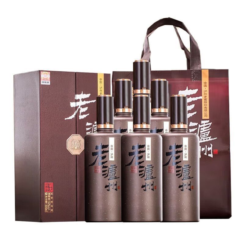泸州老窖股份老泸州韶光年华52度浓香型白酒整箱500ML