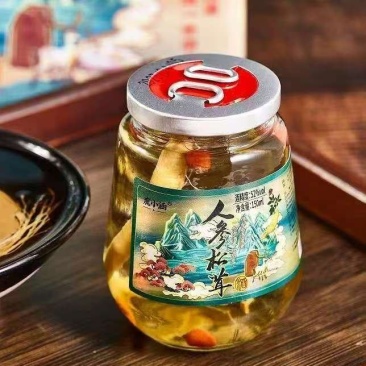 人参松茸酒滋补酒52度高粱量大谈价可以代发