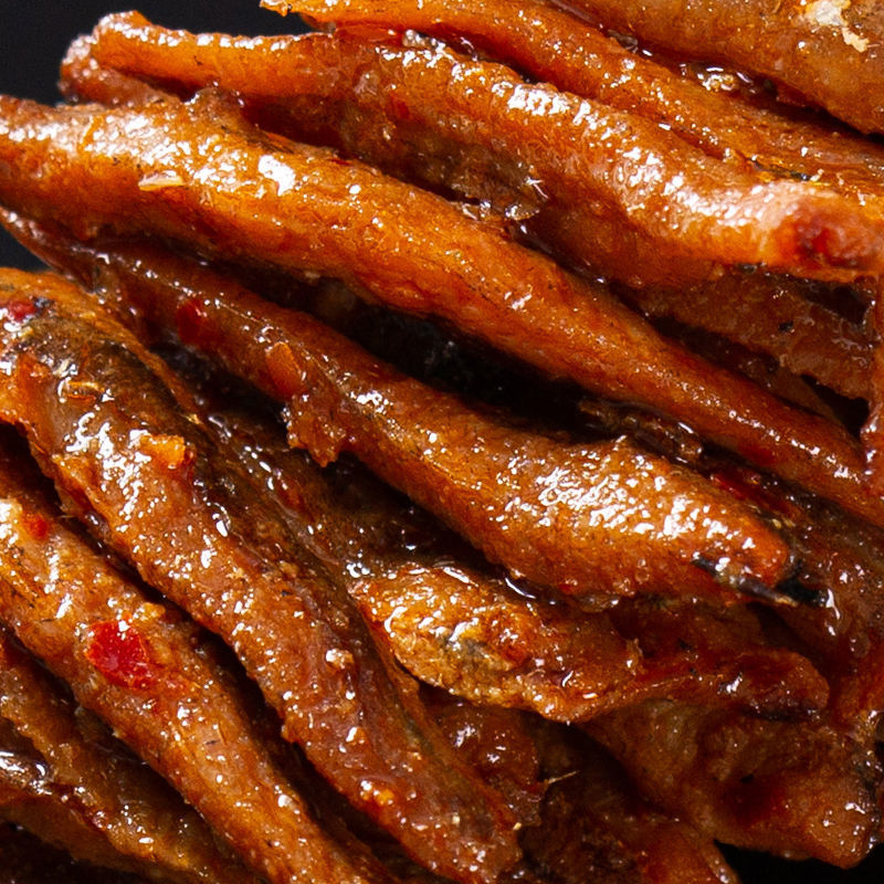 香辣小鱼仔湖南特产即食网红麻辣好吃鱼毛毛鱼小鱼干麻辣休闲