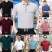 男装纯色翻领polo短袖现货8000件，全清8.8