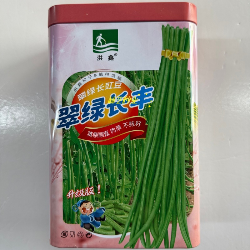 翠绿长丰豇豆种子早中熟条荚顺直肉质厚荚翠绿油亮耐老化抗病