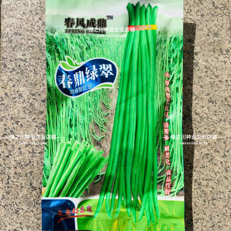 白籽白花翠绿豇豆种子特长豆角种子油亮翠绿肉厚长豇豆种籽