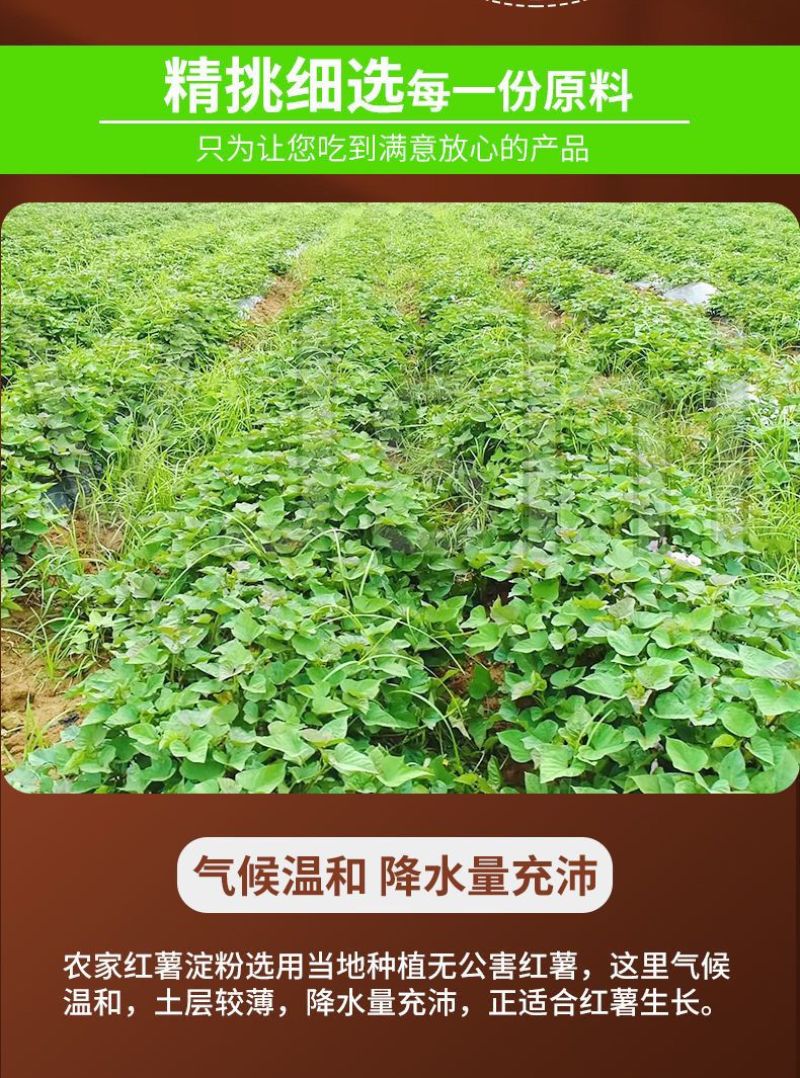 农家手工纯红薯淀粉地瓜粉红苕粉番薯粉做焖子粉条粉皮炸酥肉
