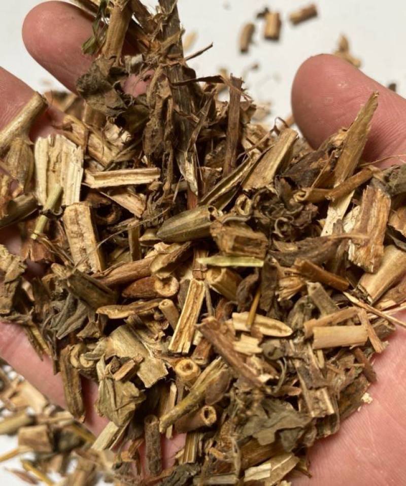 油麻稿1公斤油草切片芝麻杆地产中药材油麻槁麻秸油麻蒿