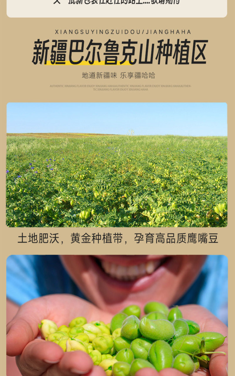 新疆香酥鹰嘴豆颗颗精选富含蛋白质低温烘焙好吃