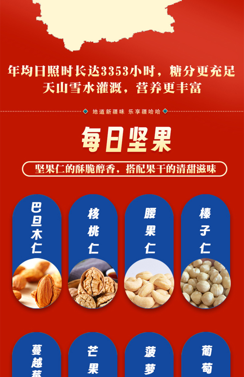 每日坚果礼盒+沙棘果汁黄金搭配营养更均衡风味独