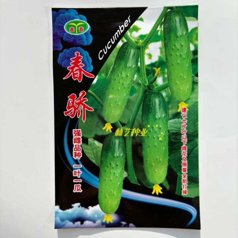 春骄水果黄瓜种子强雌杂交水果黄瓜口感清香强雌节节有瓜