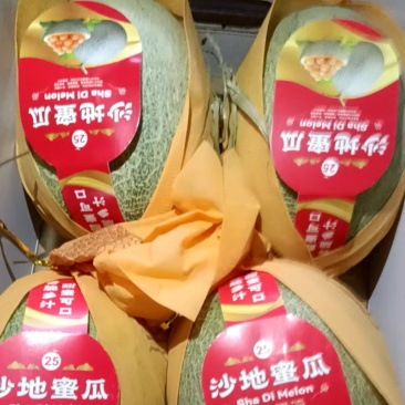 哈密瓜一箱13斤27一箱处理