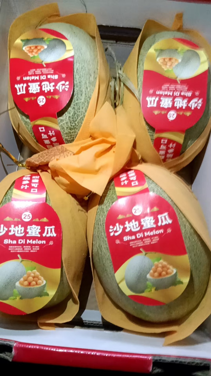 哈密瓜一箱13斤27一箱处理