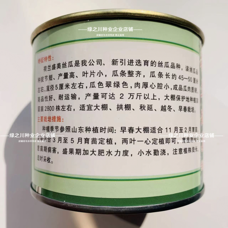 荷兰盛美丝瓜种子早熟特长中绿丝瓜种子翠绿长棒型肉质硬大田