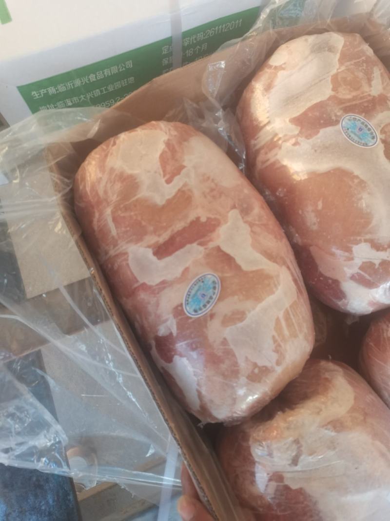 膘猪鲜白条新开纯2号肉卷四个，25公斤箱装