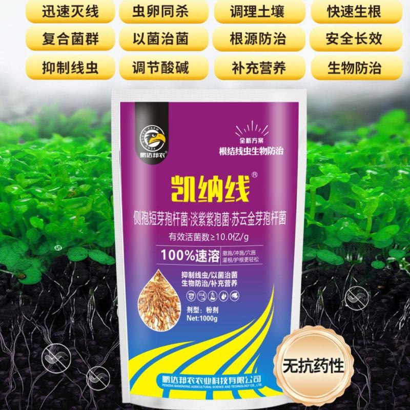 生物菌剂肥料抗菌根结线虫药冲施肥根部病害