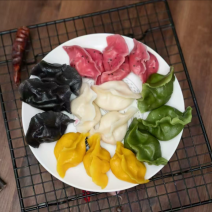 五福海鲜水饺手工饺子全家福水饺半成品冻饺海鲜饺子